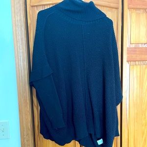 Black Cowel Neck Sweater